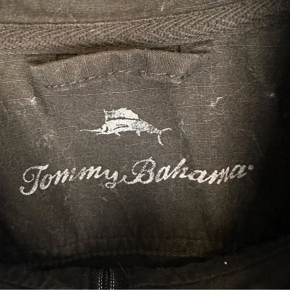 Tommy Bahama Brown 1/4 Zip Pullover Sweater Size XXL